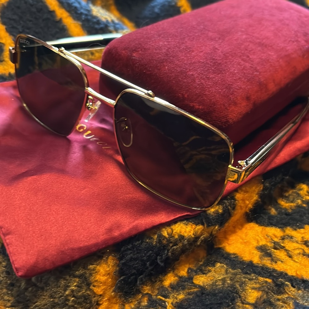 GUCCI sunglasses men (aviator style)